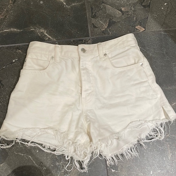 ALEXANDER WANG White denim shorts - Picture 1 of 3